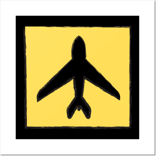 Yellow Plane Posters and Art